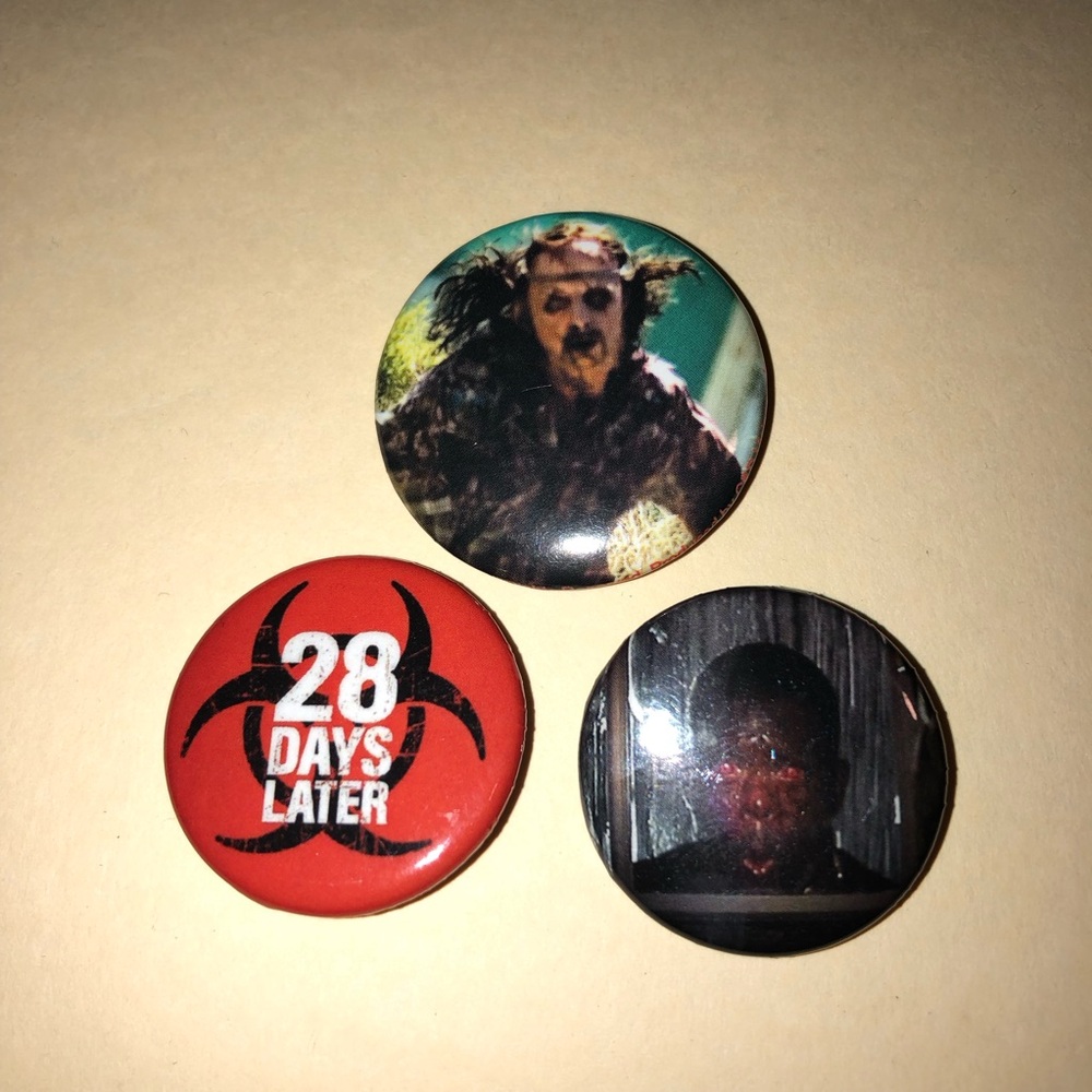28 Days Later (movie). The Devils Rejects (movie). Pins. Y2K.